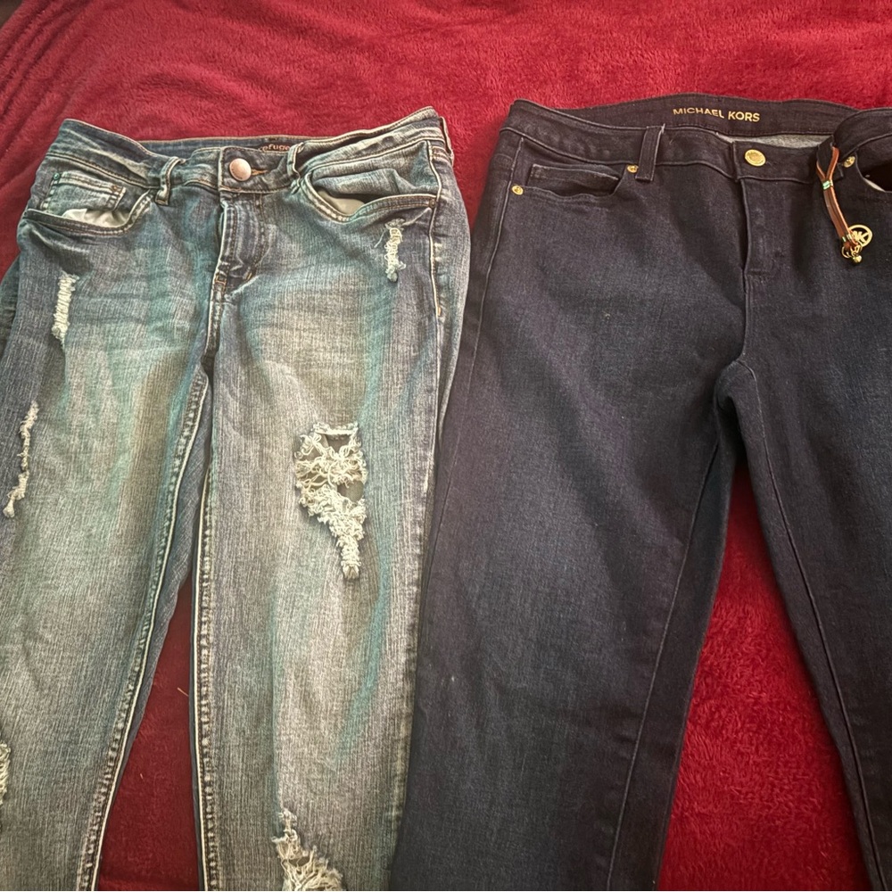 Michael Kors Blue Skinny Jeans Modern Fit